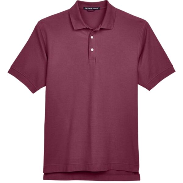 Devon & Jones Men's Pima Piqué Short-Sleeve Polo Thumbnail